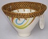 磁器・簾のお茶碗
